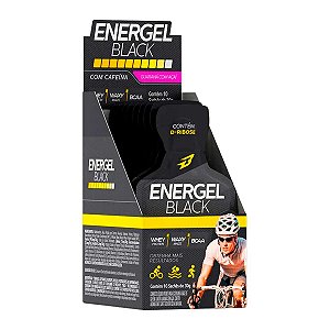 Energel black com cafeína | Guaraná com Açaí - 10 Saches