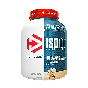 ISO 100 WHEY PROTEIN GOURMET VANILLA 5LB 2,3KG - DYMATIZE