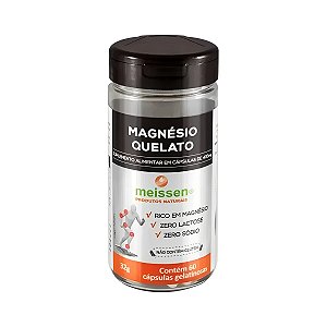Magnésio Quelato - 60 Cápsulas
