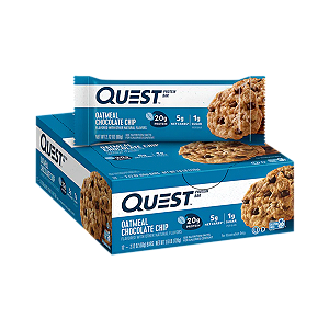 QUEST PROTEIN BAR OATMEAL CHOCO CHIP 12 BARS/60G - QUEST NUTRITION