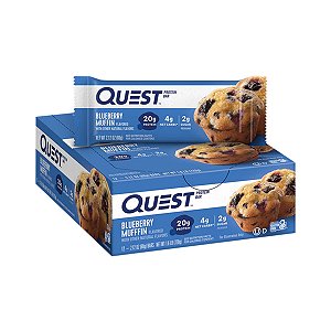 Quest Protein Bar Blueberry Muffin - 12 Unidades