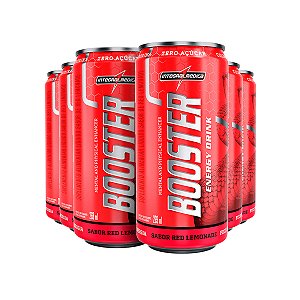 Booster Energy Drink Red Lemonade - 6 Unidades