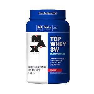 Top Whey 3W Morango - 900g