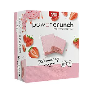 Protein Energy Bar Original Strawberry Crème - 12 Unidades Power Crunch