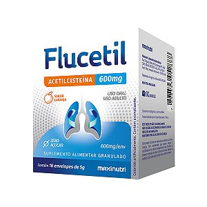 Flucetil Acetilcisteína – 16 Sachês - Maxinutri
