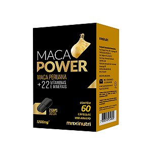 Maca Power - 60 Cápsulas - Maxinutri