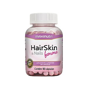 Hair Skin & Nails Femme - 90 Cápsulas - Maxinutr