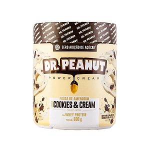 Pasta De Amendoim Cookies & Cream - 600g – Dr. Peanut