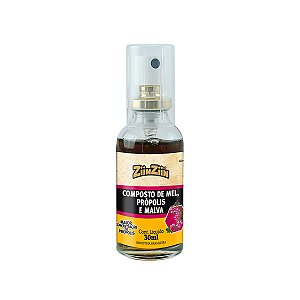 Composto De Mel Própolis E Malva Spray - 30 Ml - Ziinziin