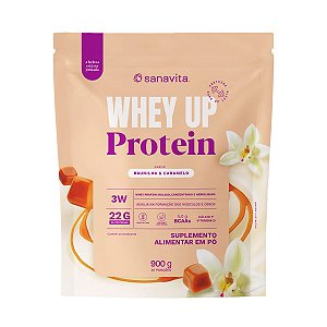 Whey Up Protein Baunilha & Caramelo - 900g - Sanavita