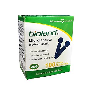 Microlanceta Modelo G428l - 100 Unidades – Bioland