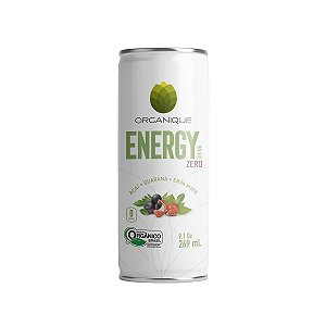 Energy Drink Zero Açaí, Guaraná E Erva Matte 269ml – Organique