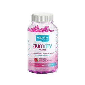 Gummy Mulheres - 60 Pastilhas - Equaliv