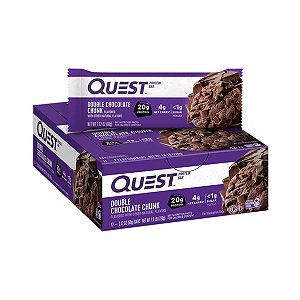 Quest Protein Bar Double Chocolate Chunk - 12 Unidades – Quest Nutrition