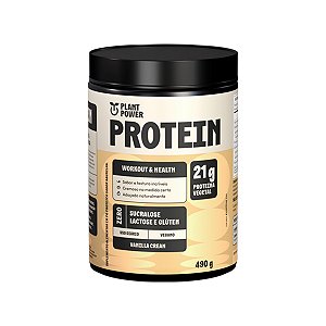 Protein Vanilla Cream –– 490g – Plant Power