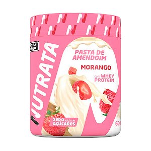 Pasta De Amendoim Morango – 600g – Nutrata