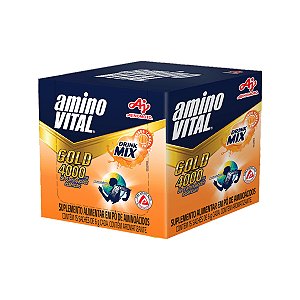 Amino Vital Gold Drink Mix Tangerina – 15 Sachês – Ajinomoto