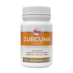 Curcuma Plus - 30 Cápsulas - Vitafor