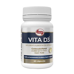 Vita D3 – 60 Cásulas – Vitafor