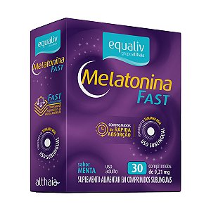 Melatonina Fast – 30 Comprimidos - Equaliv