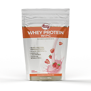 WHEY PROTEIN ( WPC ) MORANGO 900g - VITAFOR