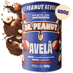 PASTA DE AMENDOIM - SABOR AVELA 400g - DR PEANUT