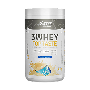 3 WHEY TOP TASTE - SABOR LEITE CONDENSADO 900g - BODYACTION