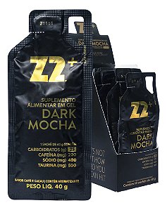 ENERGY GEL Z2+ (CAFEINA) - SABOR DARK MOCHA (25CARB) - CX/ 10un x 40g - Z2