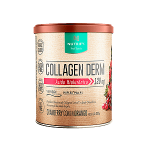 COLLAGEN DERM - CRANBERRY C/ MORANGO - 330g - NUTRIFY