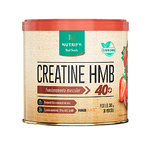 CREATINE HMB - SABOR MORANGO 300g - NUTRIFY