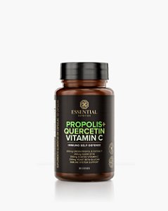 PROPOLIS+QUERCETIN+VITAMIN C (IMMUNO SELF-DEFENSE) - 60 CAPS - ESSENTIAL NUTRITION