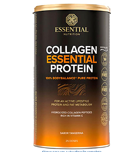 COLLAGEN ESSENTIAL PROTEIN - SABOR TANGERINA 432,5g / 25Ds - ESSENTIAL NUTRITION