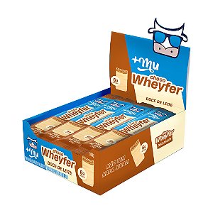 CHOCO WHEYFER - SABOR DOCE DE LEITE - CX/ 12un x 25g - MAIS MU