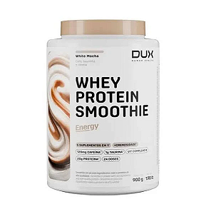 WHEY PROTEIN SMOOTHIE ( ENERGY ) - SABOR WHITE MOCHA - POTE 900g - DUX NUTRITION