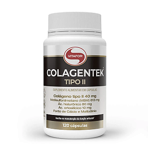 COLAGENTEK TIPO II - 120 CAPS - VITAFOR