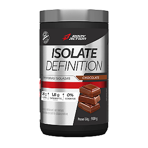 ISOLATE DEFINITION - SABOR CHOCOLATE - POTE 900g - BODYACTION