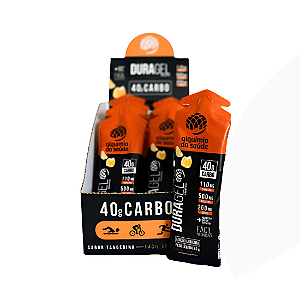 KIT 5 UNIDADES - DURAGEL ( 40g CARBO ) SABOR TANGERINA  - ALQUIMIA
