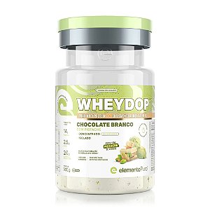 WHEYDOP X - SABOR CHOCOLATE BRANCO COM PISTACHE 900g - ELEMENTO PURO