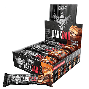 DARKBAR (DARKNESS) PEANUT BUTTER COM AMENDOIM - CX/ 8un x 90g - INTEGRAL MEDICA