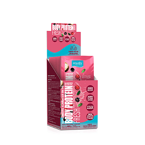 BODY PROTEIN ( FRESH ) SABOR FRUTAS BRASILEIRAS - 10 SACHES x 18g - EQUALIV