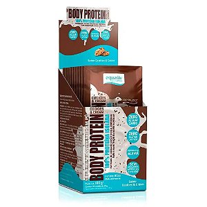 BODY PROTEIN - SABOR COOKIES & CREAM - 10 SACHES x 18g - EQUALIV