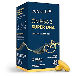 OMEGA 3 ( DHA VEGAN ) 60 CAPS - PURAVIDA