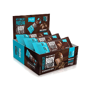 BARRA PROTEICA - BODY PROTEIN - SABOR CHOCOLATE - 9un x 40g - EQUALIV