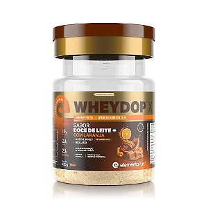 WHEYDOP X - SABOR DOCE DE LEITE COM LARANJA 450g - ELEMENTO PURO