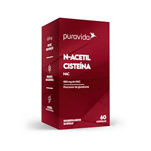 N-ACETIL CISTEINA - 60 CAPS - PURAVIDA