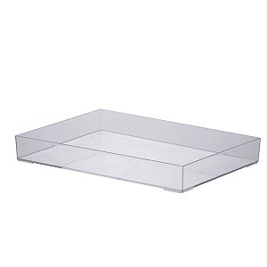 Bandeja De Acrílico Transparente Organizadora Cozinha e Sala