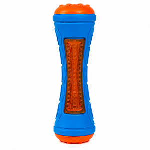 Brinquedo Mordedor para Cachorro Bastão 20cm Texturizado Pet Azul