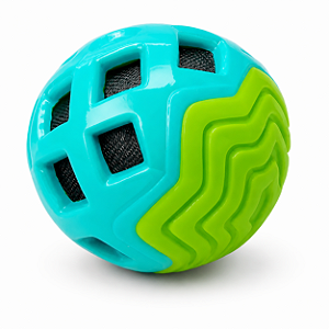 Bola Mordedora para Cachorro 8cm Brinquedo Interativo Pet Azul