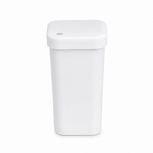 Paliteiro de Mesa Branco Porta Palitos com Tampa Removível 8cm