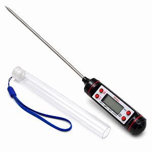 Termômetro Culinário Digital Espeto Inox -50°C a 300°C para Alimentos